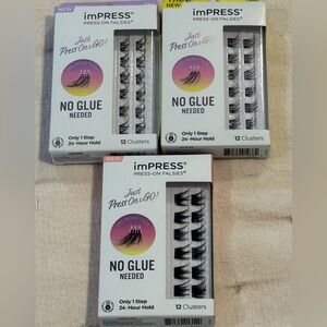imPRESS No Glue Needed Lashes - Black